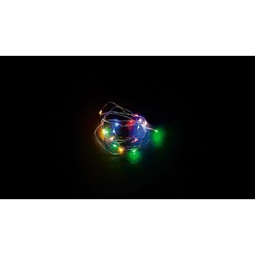 Светодиодная гирлянда Feron CL570 линейная разноцветная 2м + 0.5м с питанием от батареек
