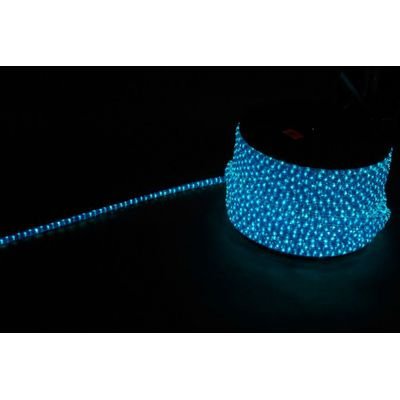 Дюралайт светодиодный Feron LED-F3W 3-х жильный , синий-белый 2,88Вт/м 72LED/м 50м 220V артикул 26211