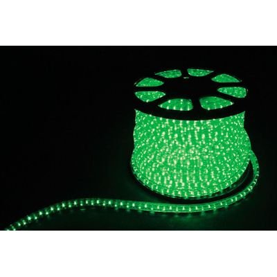 Дюралайт светодиодный Feron LED-F3W 3-х жильный , зеленый 2,88Вт/м 72LED/м 50м 220V артикул 26069