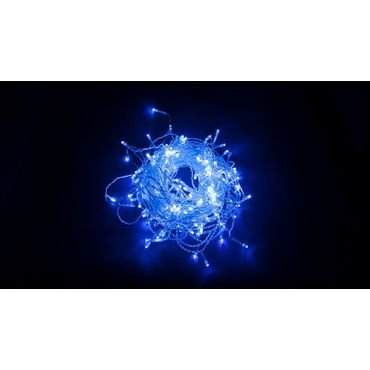 Светодиодная гирлянда Feron CL18 занавес 1,5*1,5м + 3м 230V синий c питанием от сети