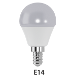 Светодиодная лампа шар FL-LED GL45  9W E14 6400К 220V 840Лм 45*80мм